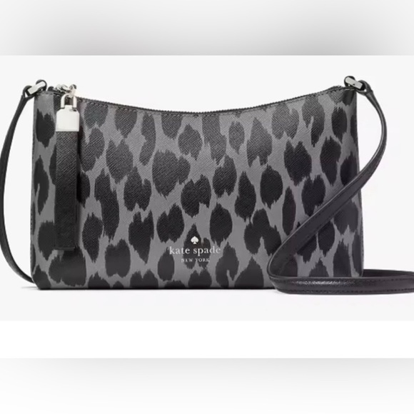 NWT Kate Spade Leopard Print Sadie Crossbody - Picture 1 of 11
